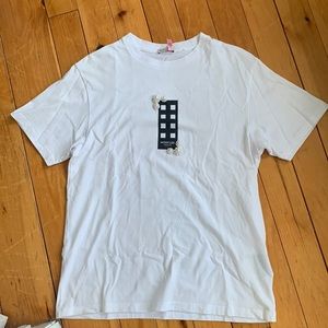 Moncler Genius | White tshirt with pearl detail